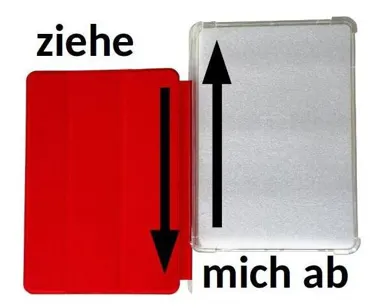 Schultabcase 10.2 Rot